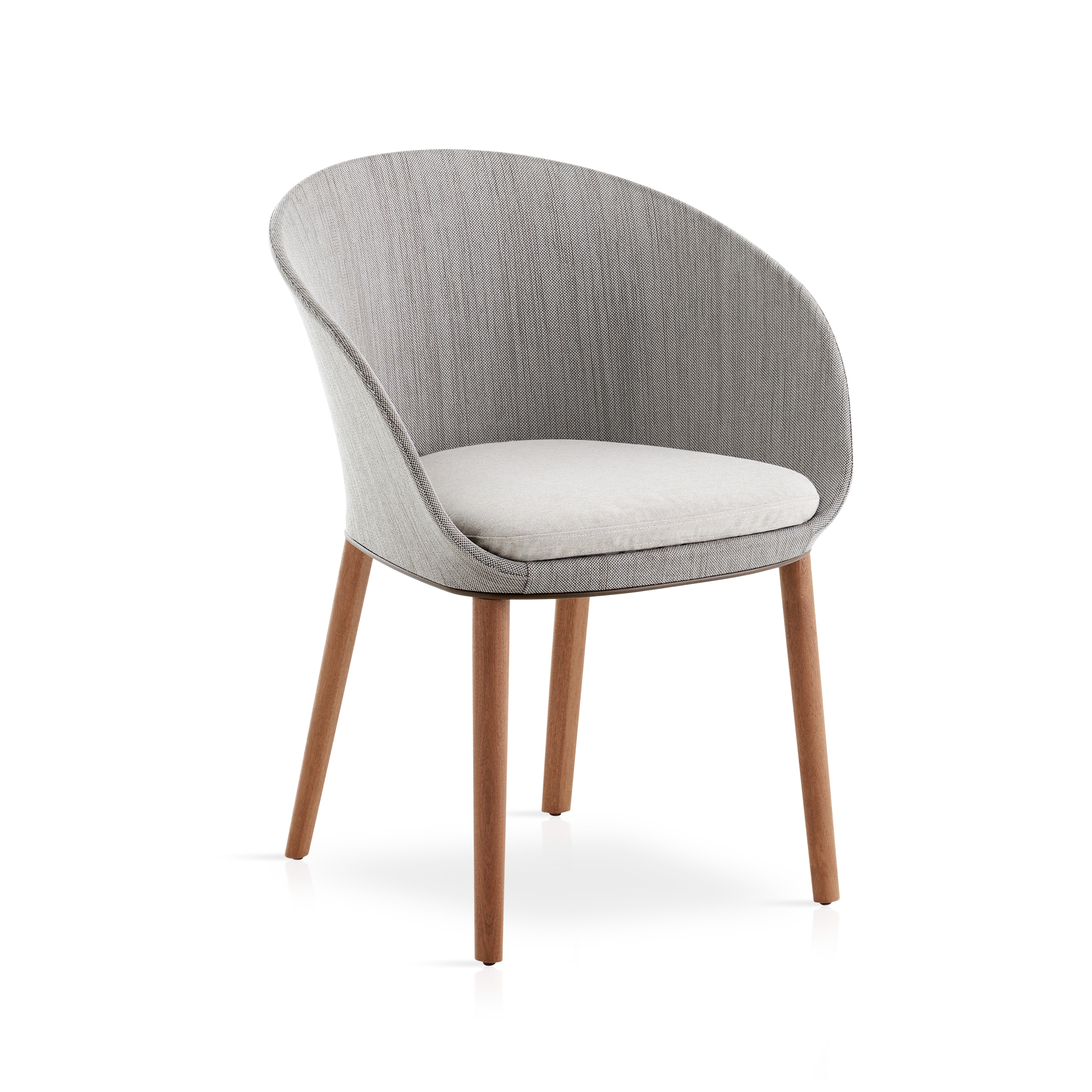 Blum armchair with wooden legs