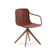 expormim | Lapala Chair with Pyramid Legs and Armrests