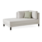 expormim | Slim Chaise Longue with left armrest