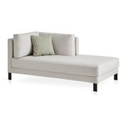 expormim | Slim Chaise Longue with right armrest