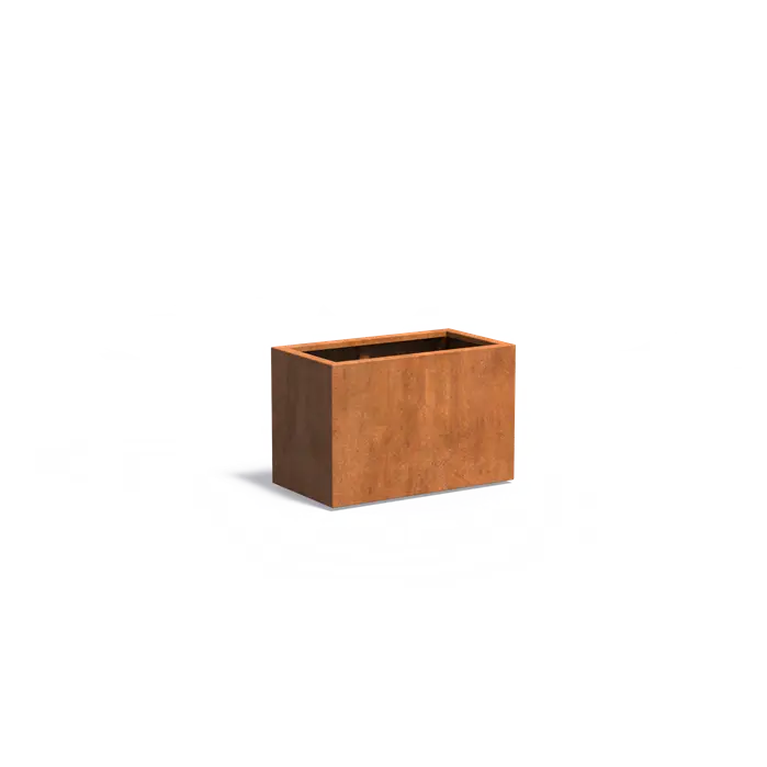 Adezz I Carrez aus Cortenstahl, rechteckig