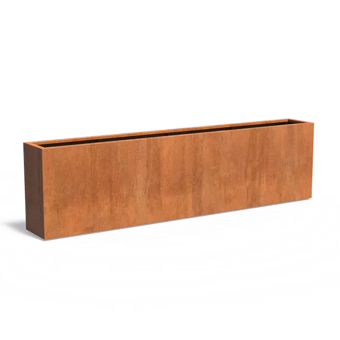 Adezz Carrez rectangular made of Corten steel 