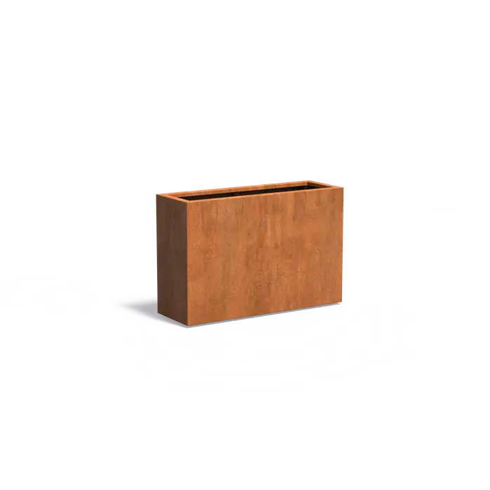 Adezz I Carrez aus Cortenstahl, rechteckig