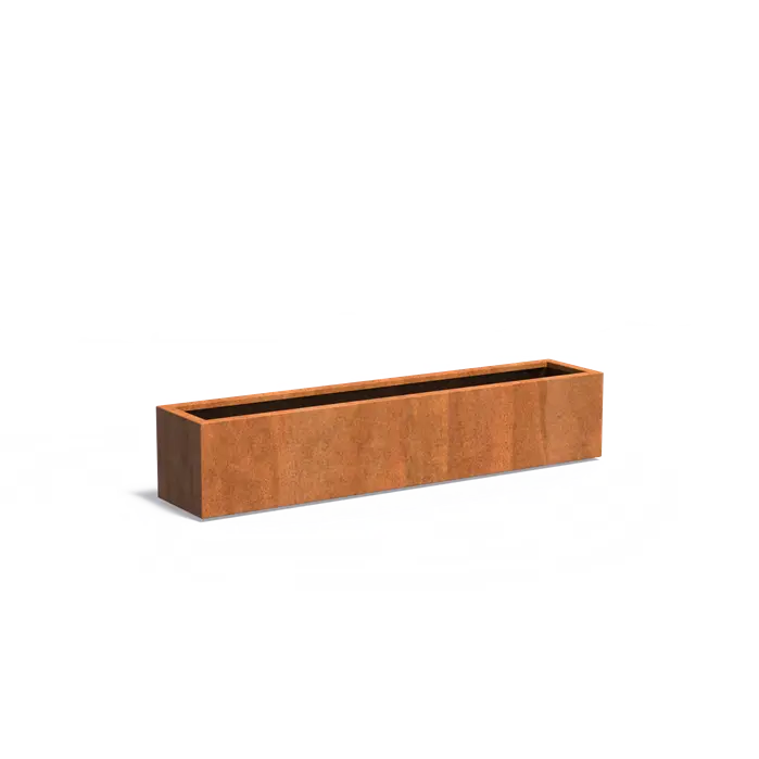 Adezz I Carrez aus Cortenstahl, rechteckig