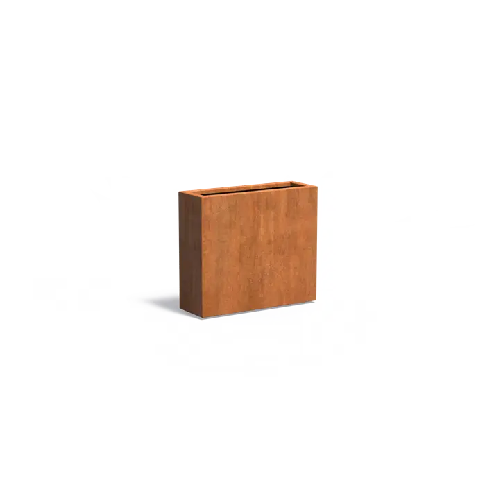 Adezz I Carrez aus Cortenstahl, rechteckig