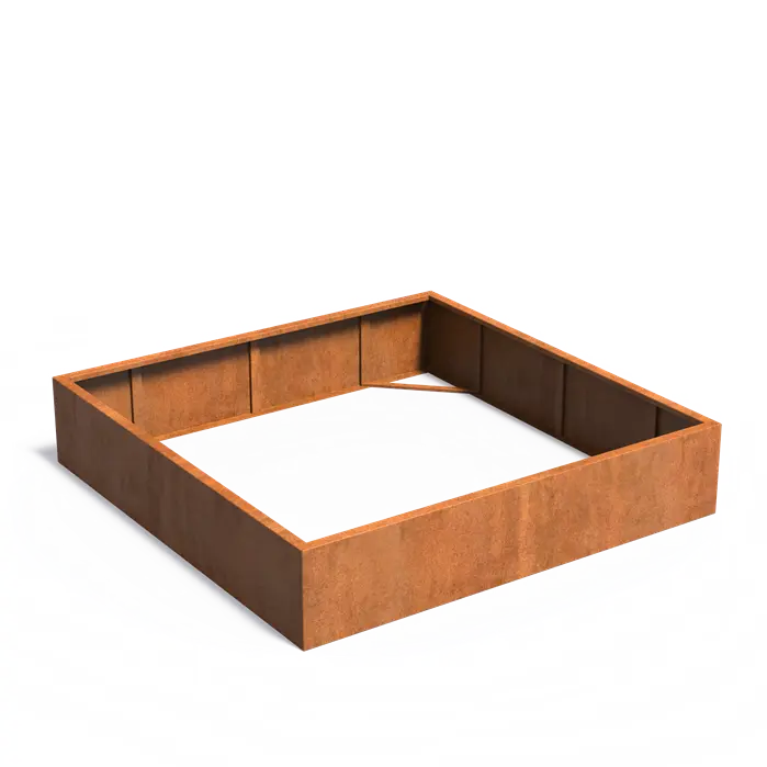 Schutz vor Korrosion: Die Rostschicht schützt den Kübel vor weiterer Korrosion und sorgt für eine lange Lebensdauer.