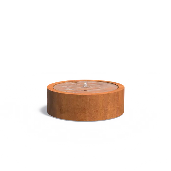 nappe phréatique ronde en acier Corten 