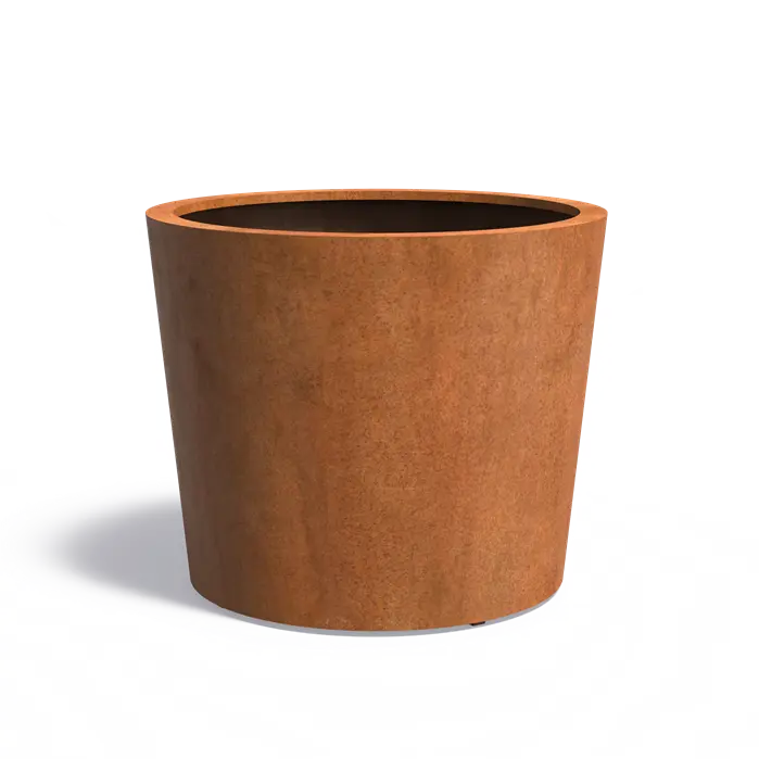 Adezz I Conic Pflanzgefäß aus Cortenstahl