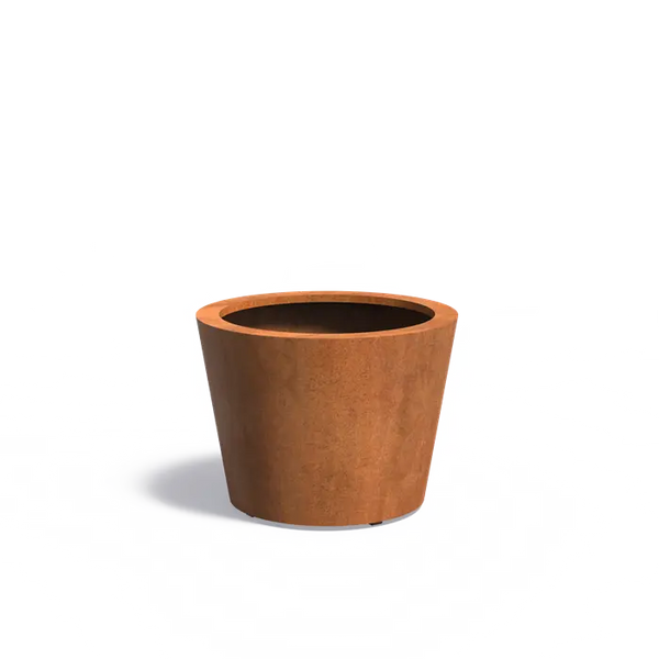 Adezz Conic planter made of Corten steel 