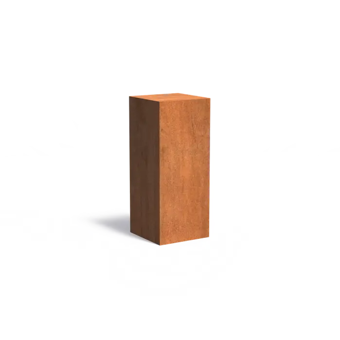 Adezz I Sockel aus Cortenstahl