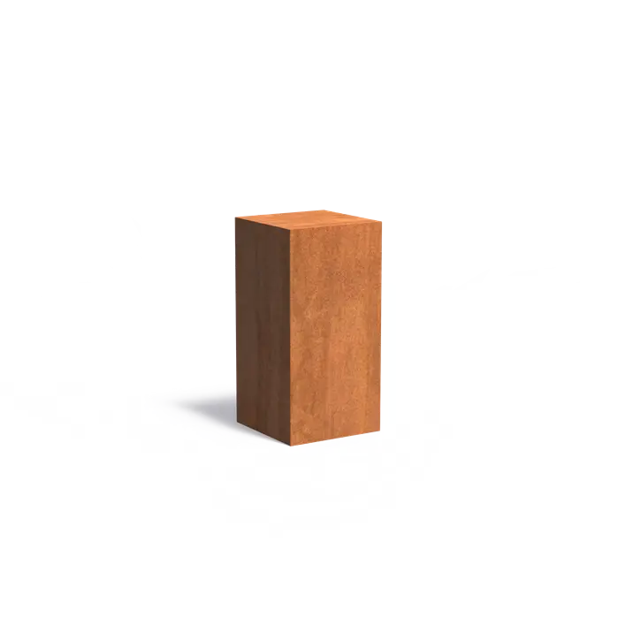 Adezz I Sockel aus Cortenstahl