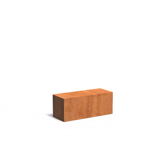 Adezz I Sockel aus Cortenstahl