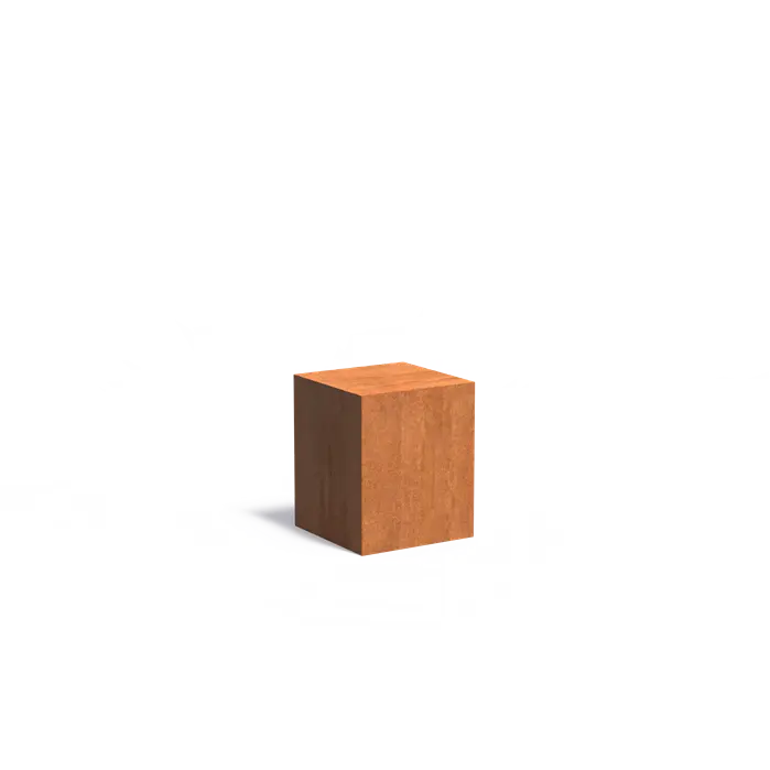 Adezz I Sockel aus Cortenstahl