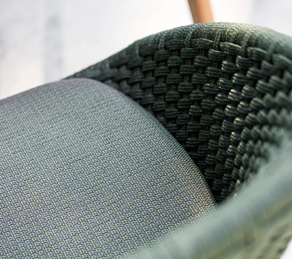 Cane-Line I Peacock Stuhl mit Teak-Beinen, 2er Set