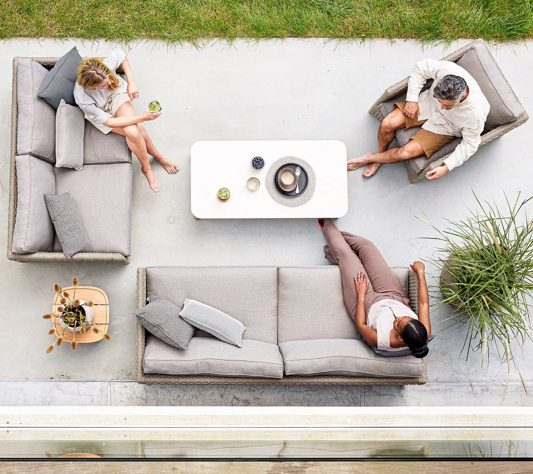 Cane-Line I Diamond 2-Sitzer Sofa Soft Rope 150 cm