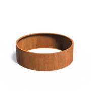 Adezz I Circum Pflanzgefäß aus Cortenstahl ohne Boden