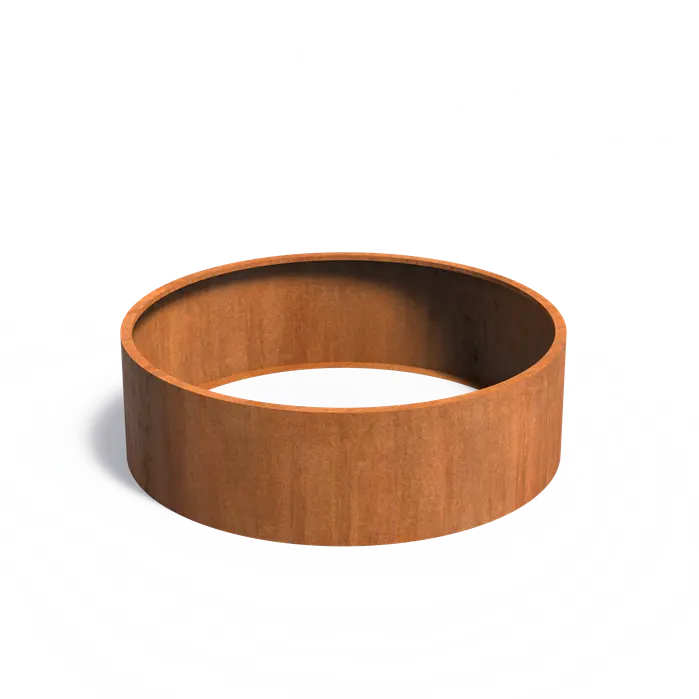 Adezz I Circum Pflanzgefäß aus Cortenstahl ohne Boden