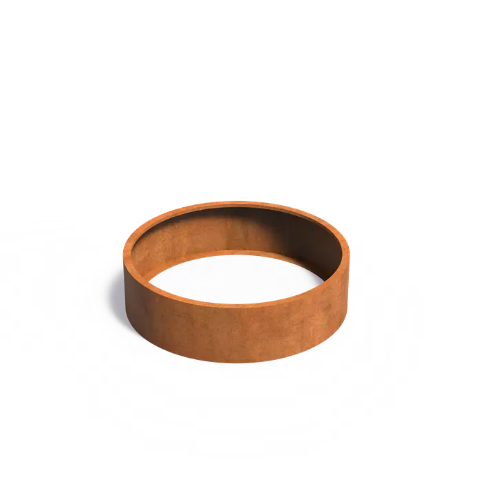 Adezz I Circum Pflanzgefäß aus Cortenstahl ohne Boden