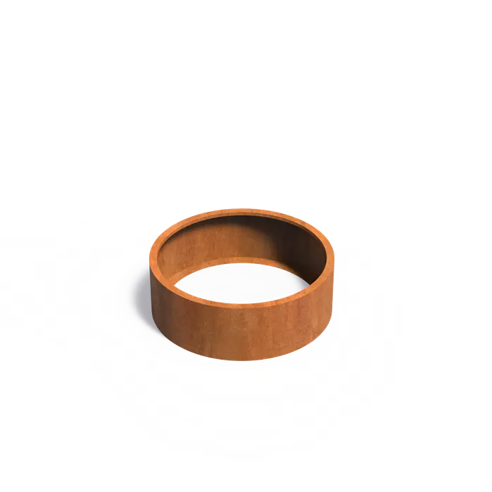 Adezz I Circum Pflanzgefäß aus Cortenstahl ohne Boden