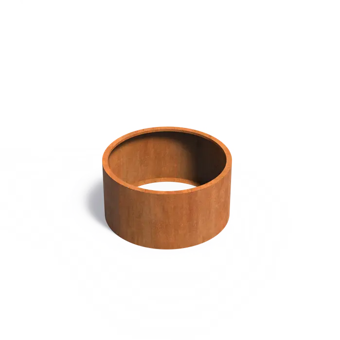 Adezz I Circum Pflanzgefäß aus Cortenstahl ohne Boden