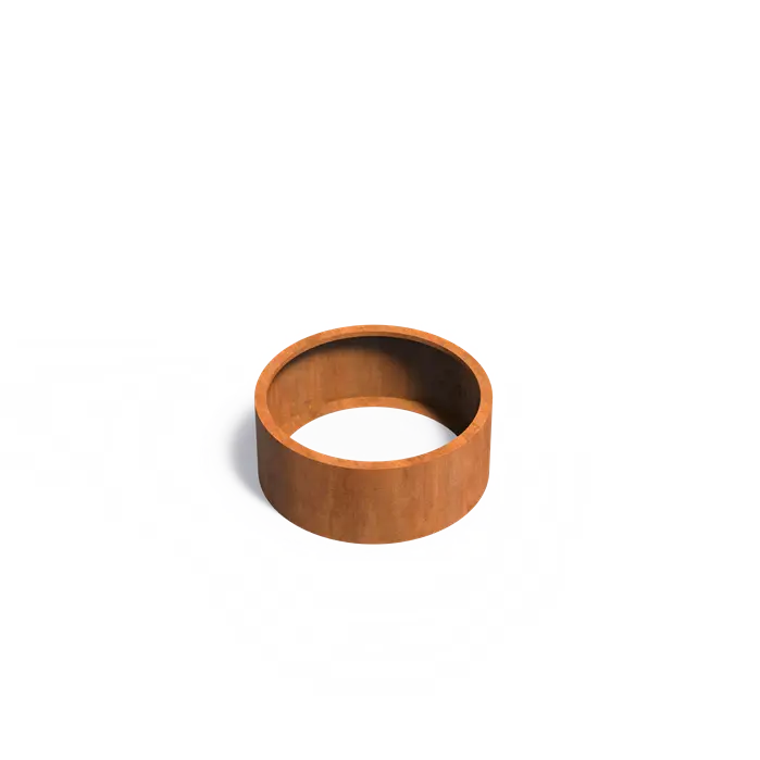 Adezz I Circum Pflanzgefäß aus Cortenstahl ohne Boden