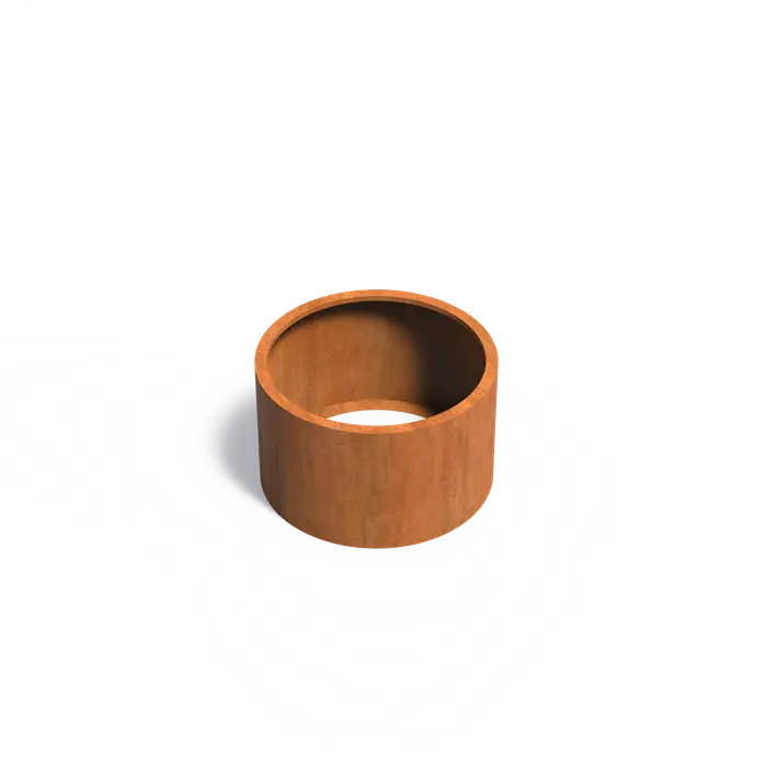 Adezz I Circum Pflanzgefäß aus Cortenstahl ohne Boden