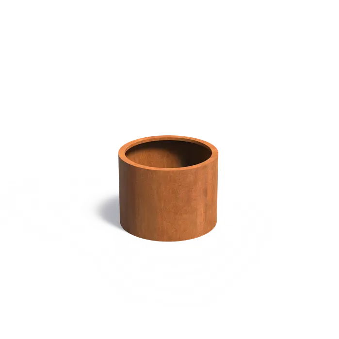 Adezz I Circum Pflanzgefäß aus Cortenstahl ohne Boden