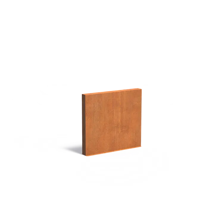 Adezz I Wand freistehend aus Cortenstahl