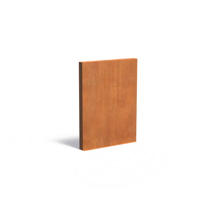 Adezz I Wand freistehend aus Cortenstahl