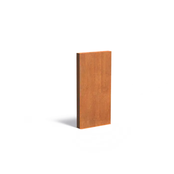 Adezz I Wand freistehend aus Cortenstahl