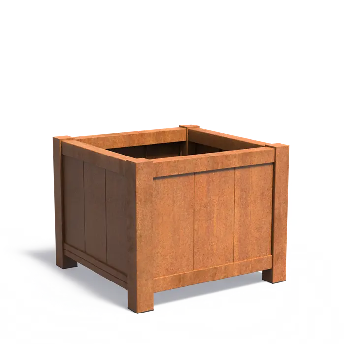 Adezz I York Pflanzgefäß aus Cortenstahl