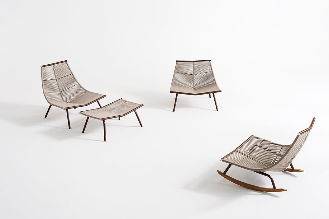 Roda I Laze Loungestuhl mit hoher Rückenlehne