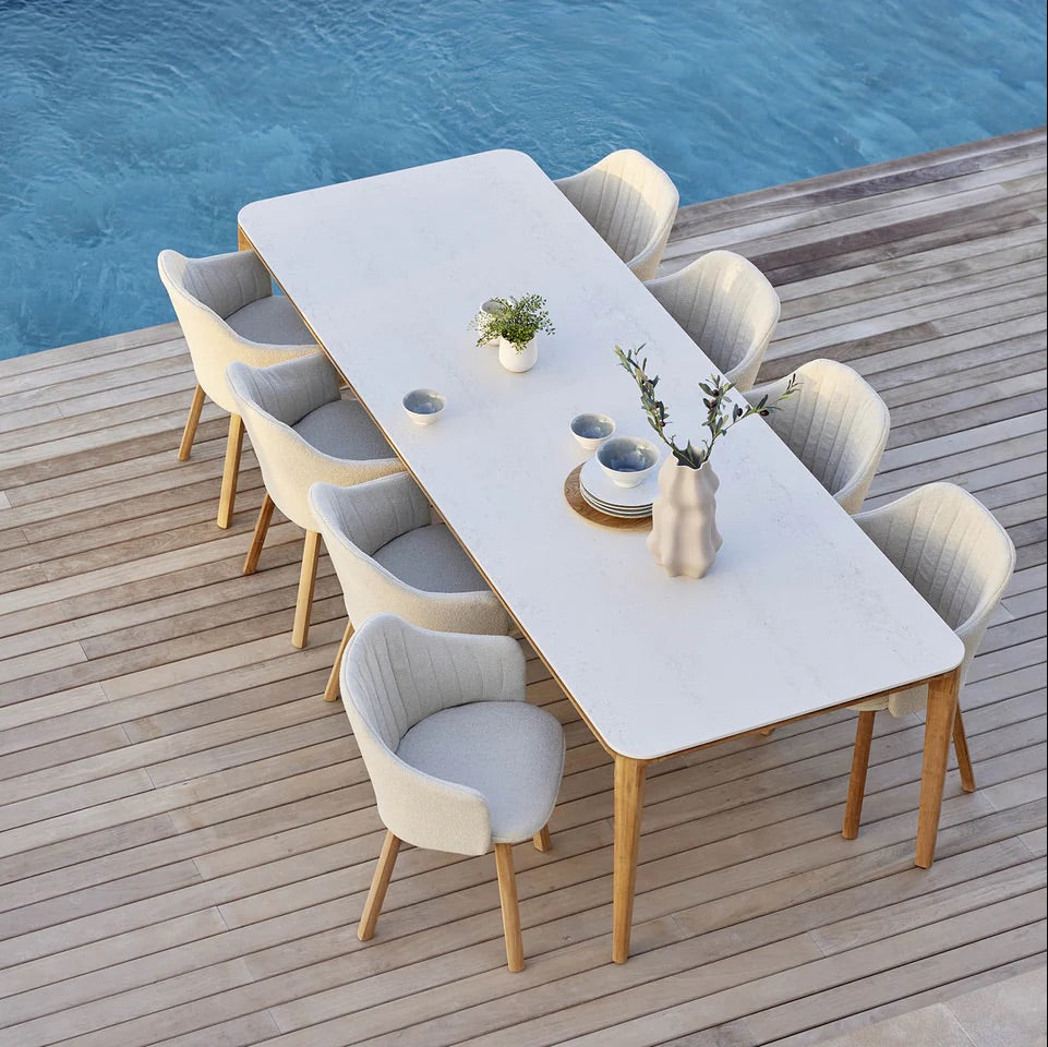 Cane-Line I Aspect Esstisch 280 cm, rechteckig