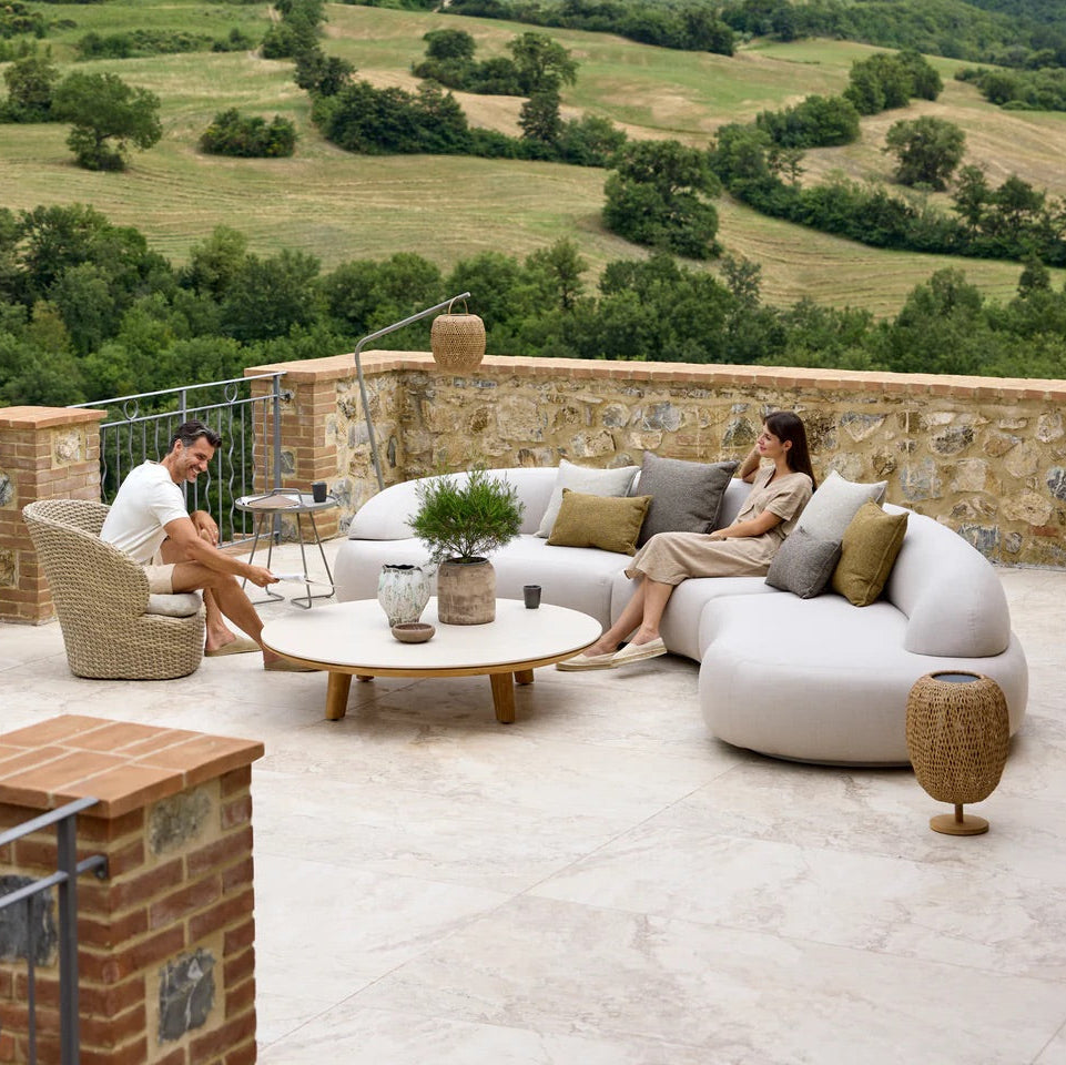 Cane-Line I Aspect Loungetisch 144 cm, rund