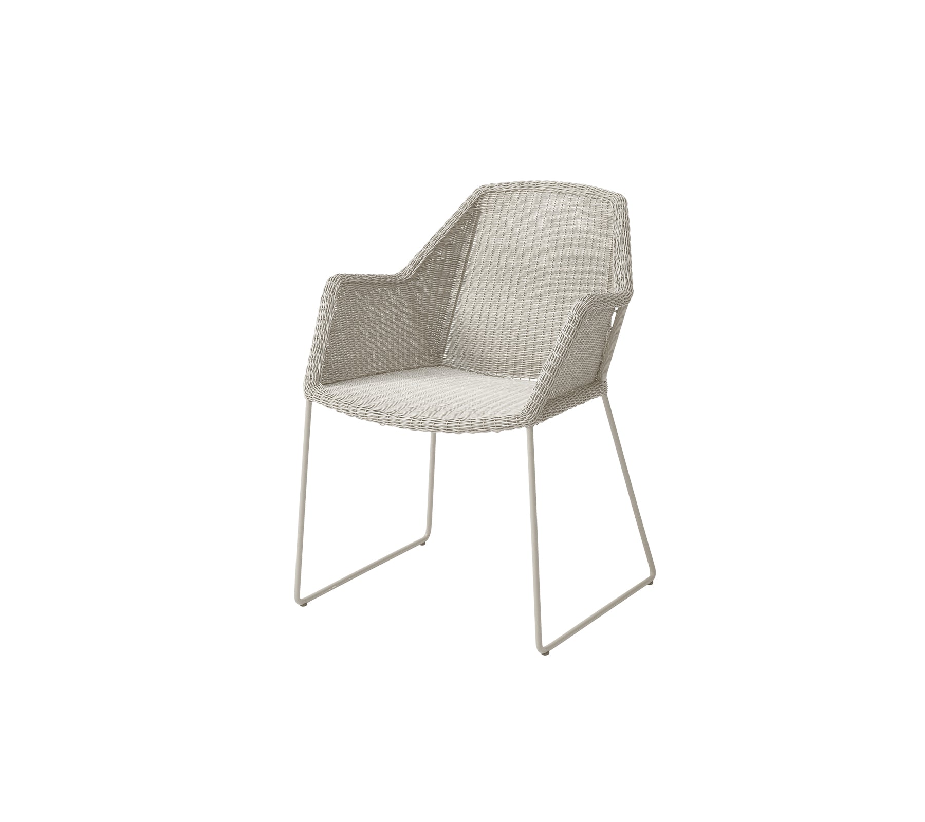 Cane-Line I Breeze chair with sled base, set of 2
