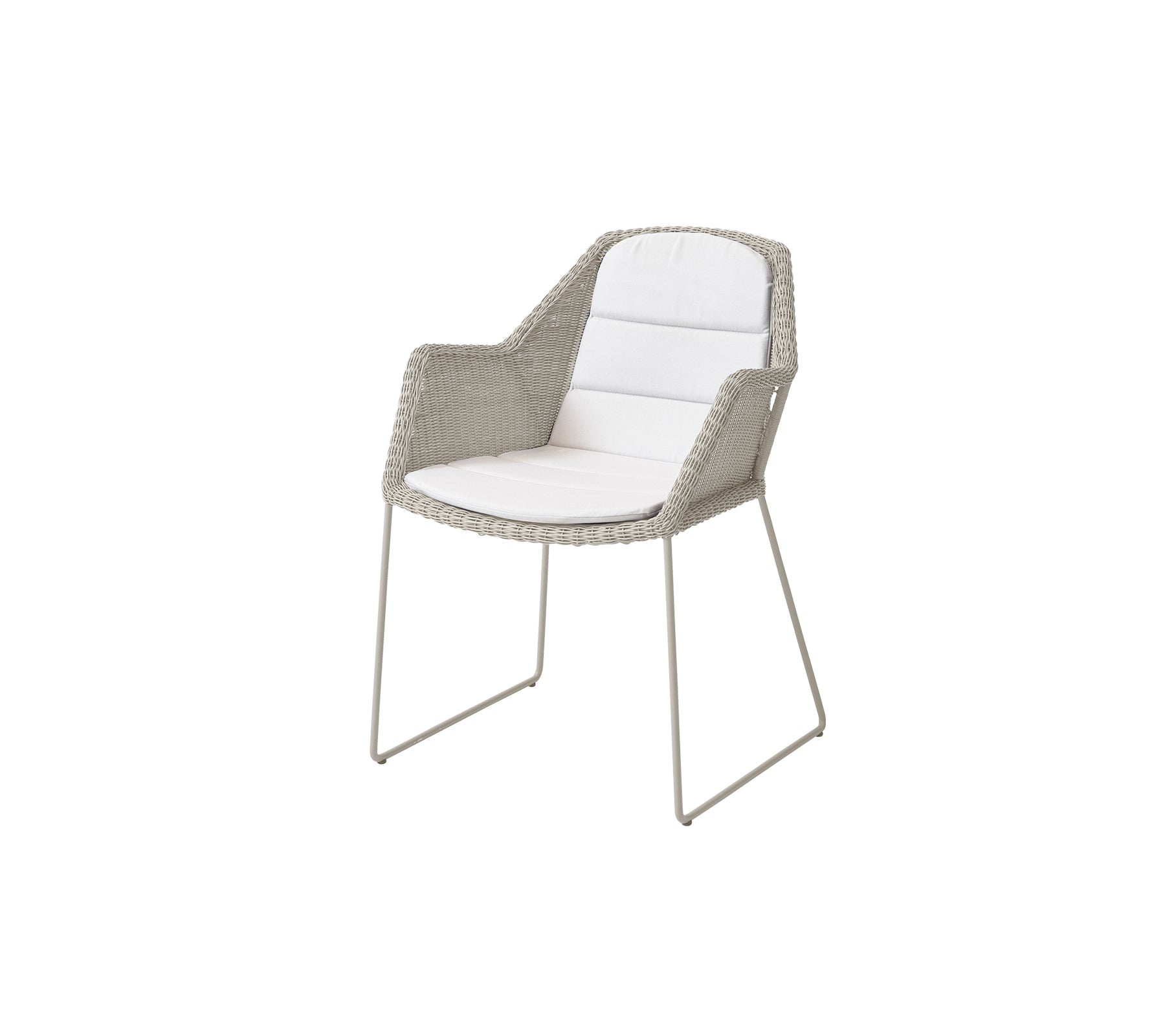 Cane-Line I Breeze chair with sled base, set of 2