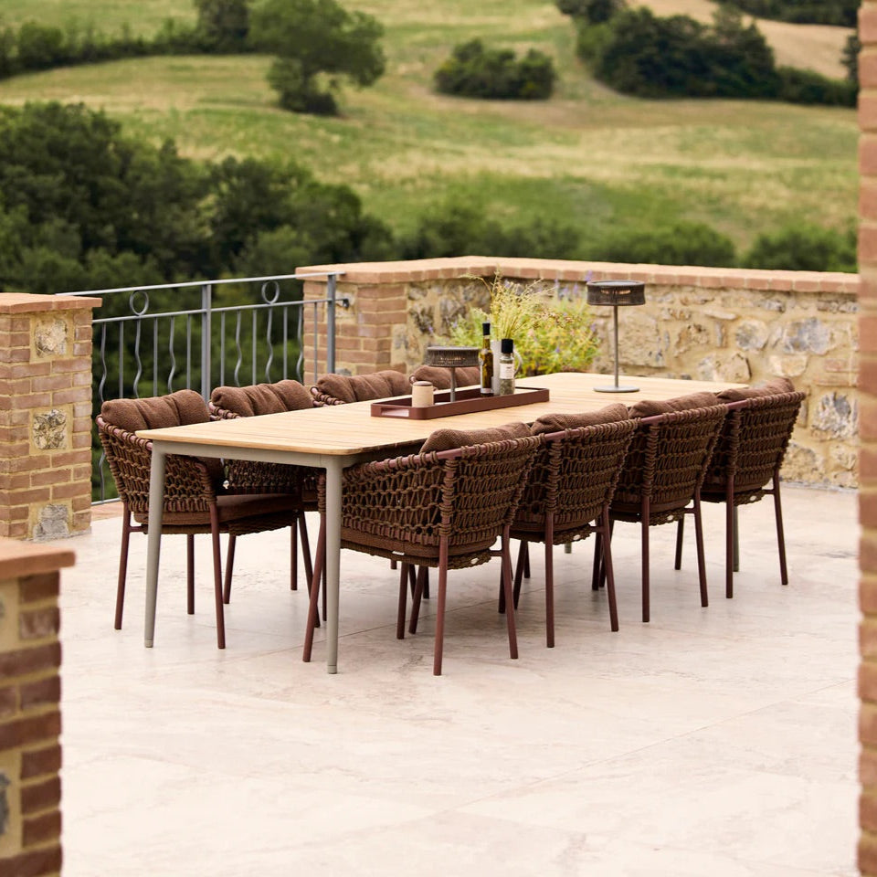 Cane-Line I Core Esstisch 274 cm, rechteckig