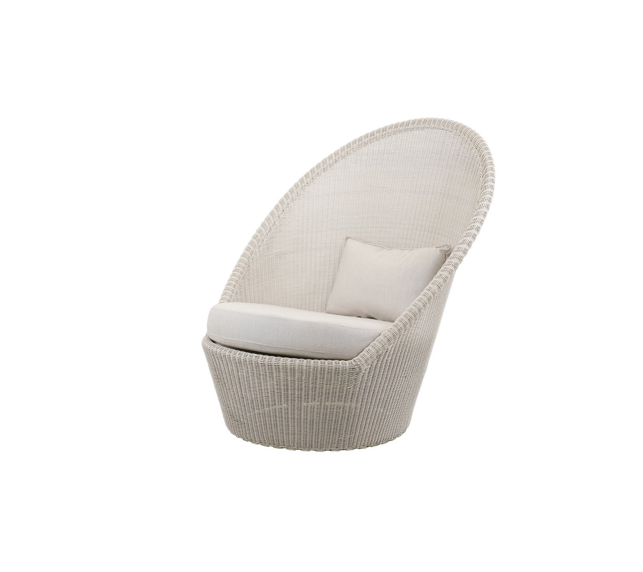 Cane-Line I Kingston sun lounger with wheels