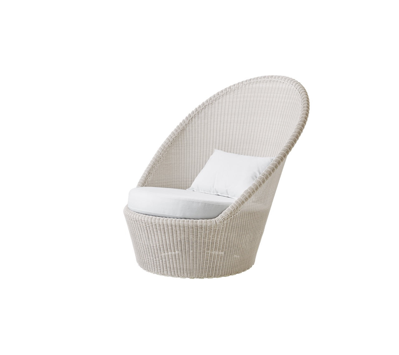 Cane-Line I Kingston sun lounger with wheels