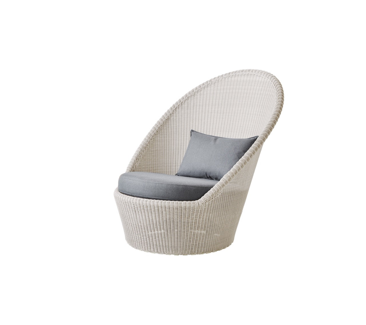 Cane-Line I Kingston sun lounger with wheels