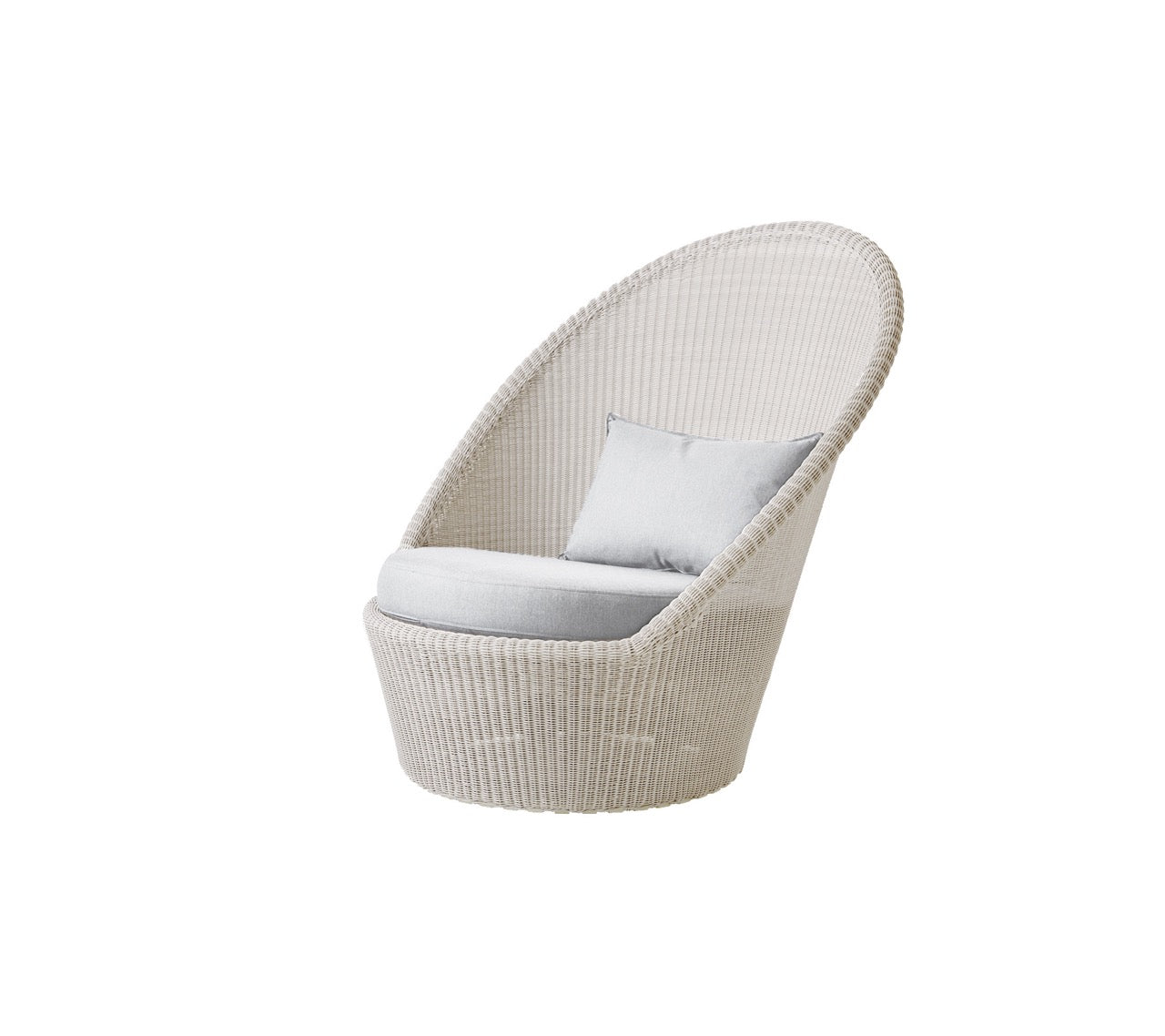 Cane-Line I Kingston sun lounger with wheels