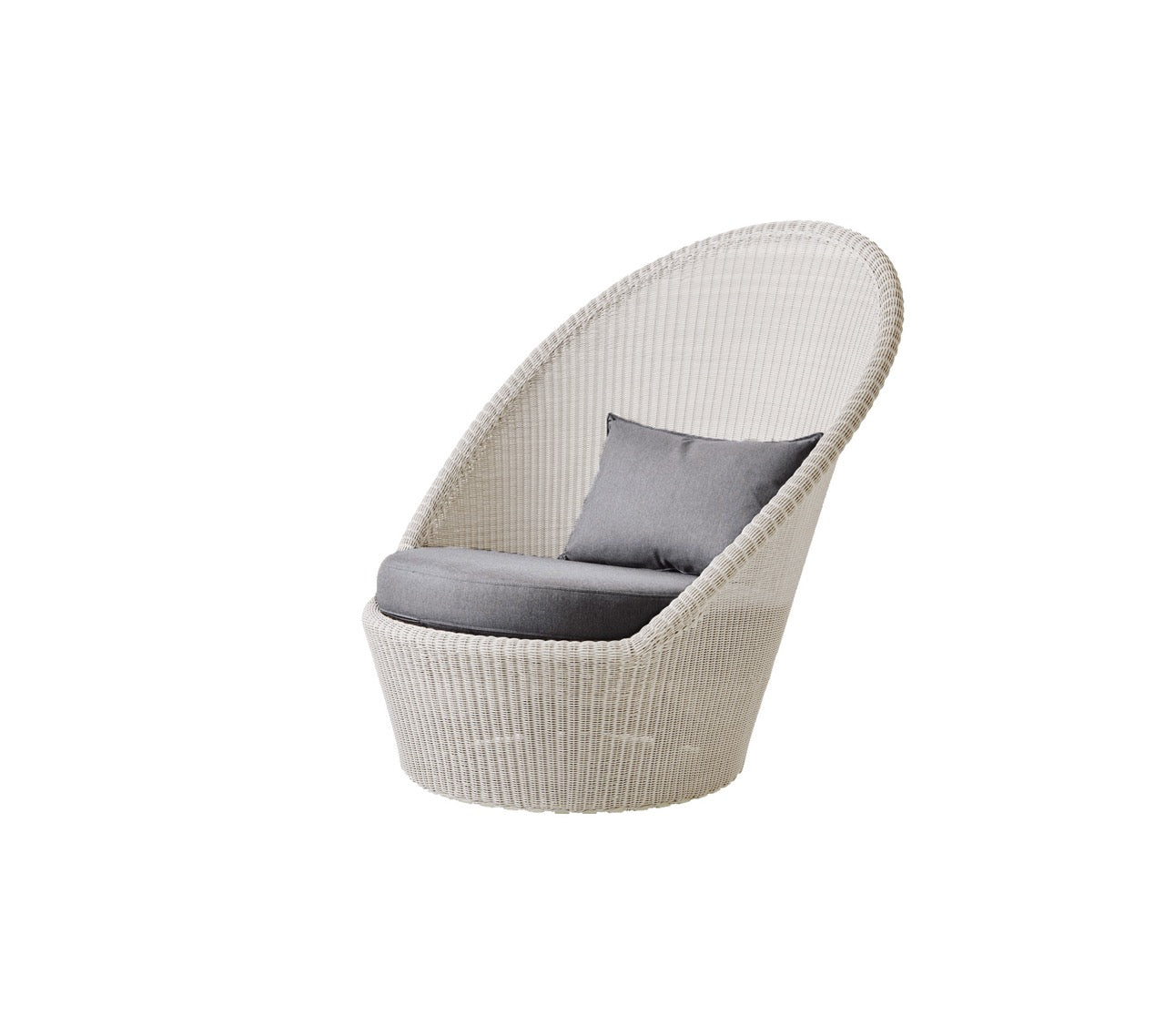 Cane-Line I Kingston sun lounger with wheels