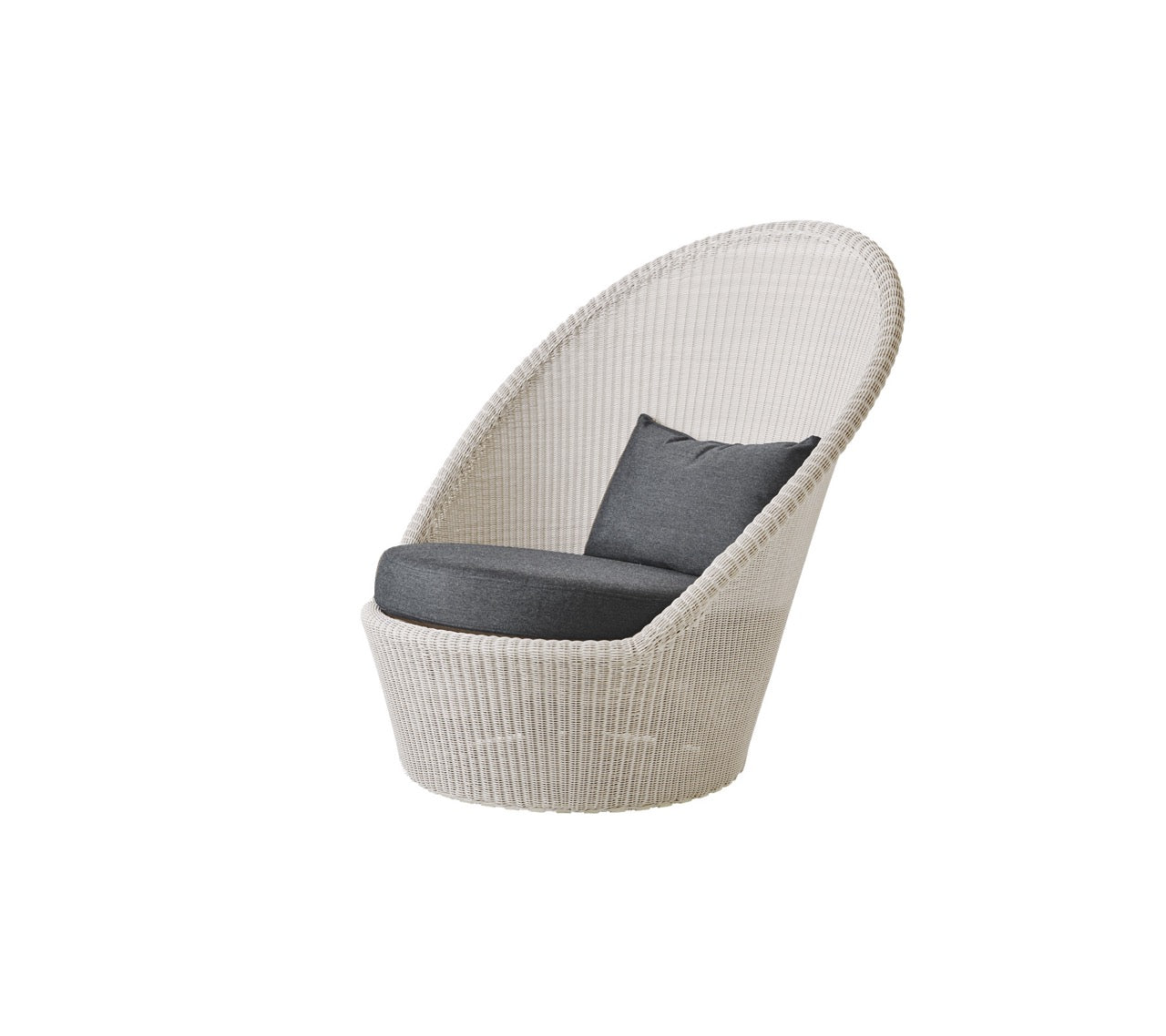 Cane-Line I Kingston sun lounger with wheels