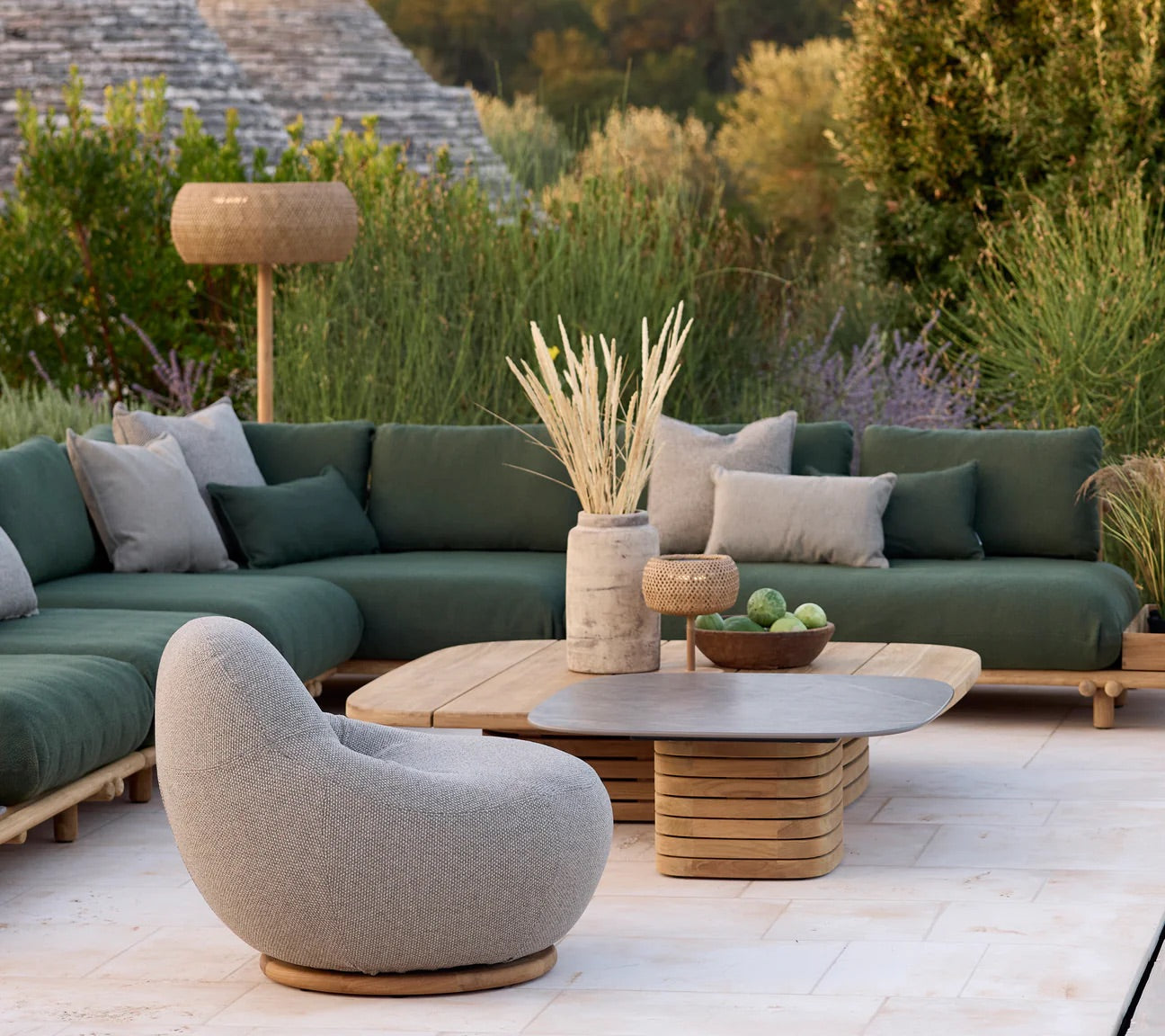 Cane-Line | Mellow Couchtisch 144 cm, quadratisch