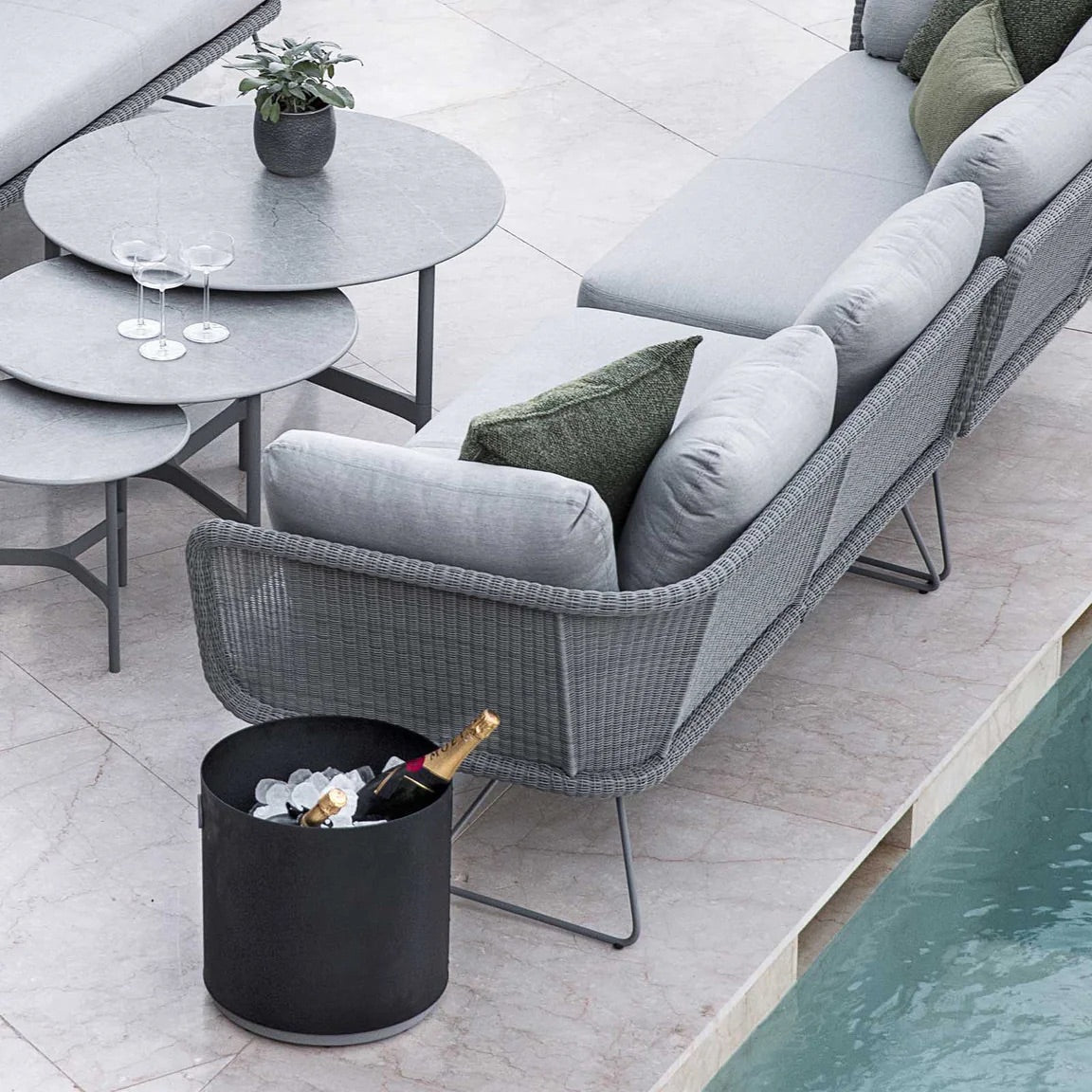 Cane-Line I Grow Pflanzgefäß Ø 54 cm