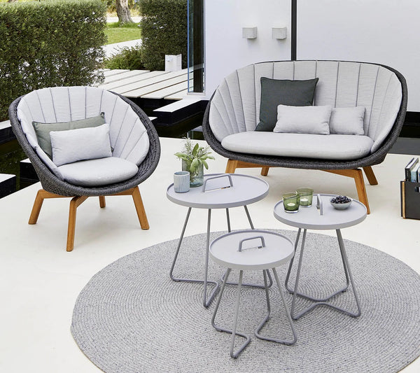 Cane-Line I Dot runder Outdoorteppich Ø 200 cm