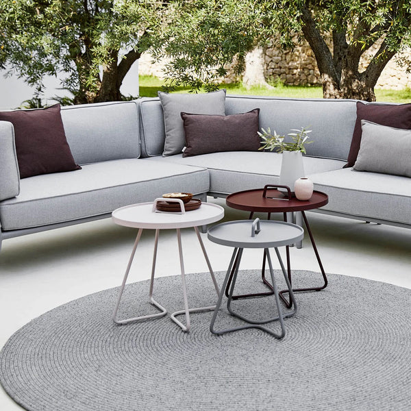 Cane-Line I Dot runder Outdoorteppich Ø 200 cm