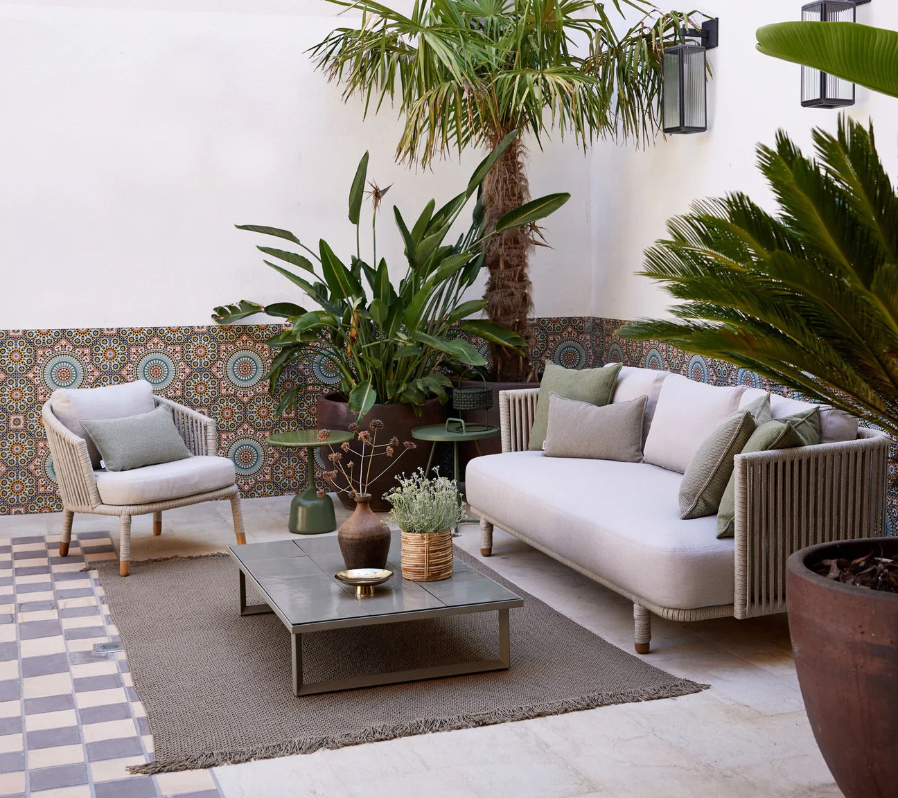 Cane-Line I Knit Outdoorteppich 240 cm