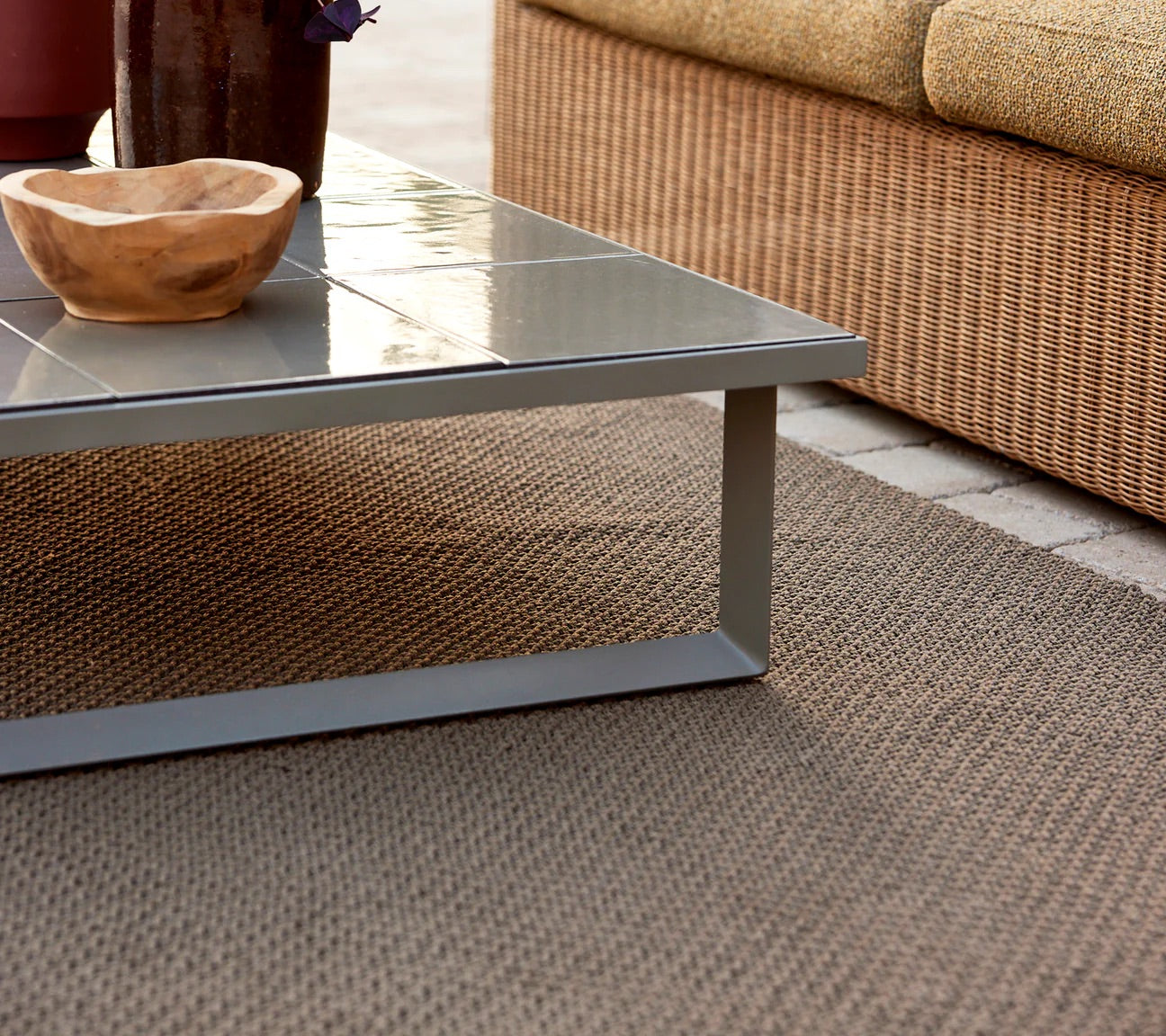 Cane-Line I Knit Outdoorteppich 240 cm