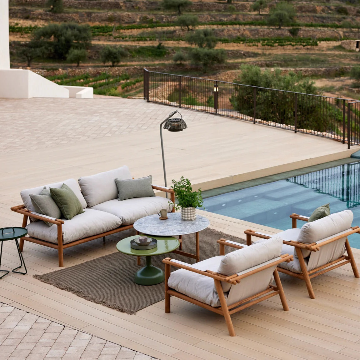 Cane-Line I Knit Outdoorteppich 240 cm